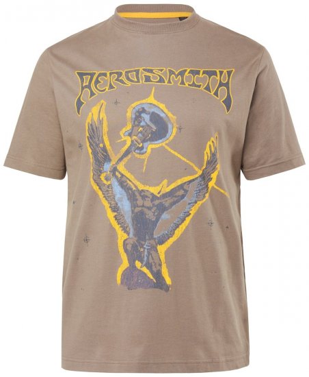 JP1880 844644 Aerosmith T-shirt Taupe foncé - T-shirts de groupes - T-shirts de groupes grande taille