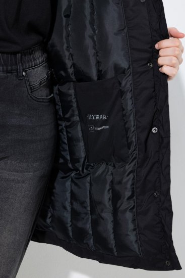 Ulla Popken 845111 Parka Noir - Manteaux - Manteaux femme grande taille