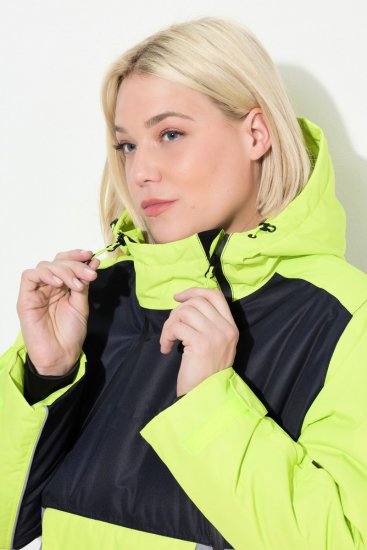 Ulla Popken 845115 Manteau technique Gris - Manteaux - Manteaux femme grande taille