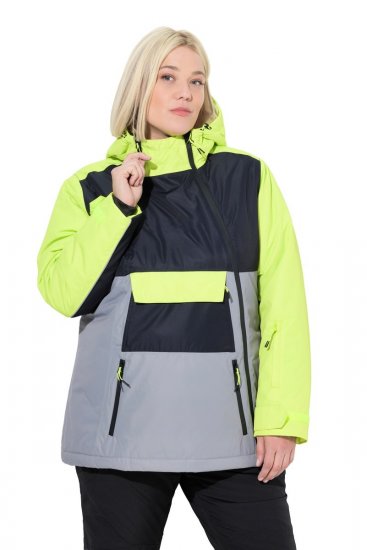 Ulla Popken 845115 Manteau technique Gris - Manteaux - Manteaux femme grande taille