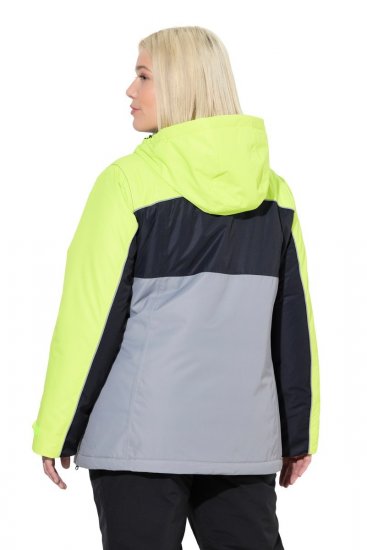 Ulla Popken 845115 Manteau technique Gris - Manteaux - Manteaux femme grande taille