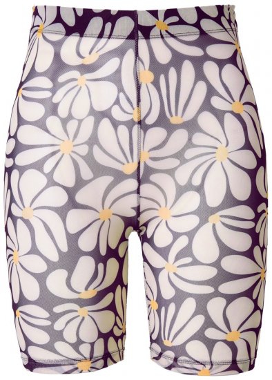 Ulla Popken 845285 Panty anti-frottement fleuri Noir - Panties anti-frottement - 