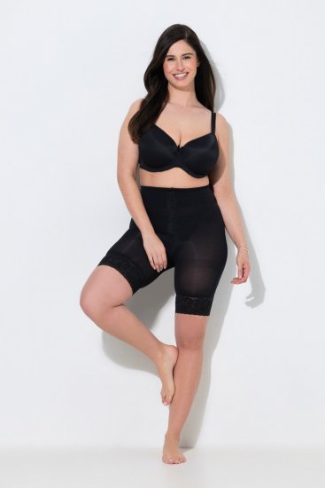 Ulla Popken 845319 Panty anti-frottement en dentelle Noir - Panties anti-frottement - 