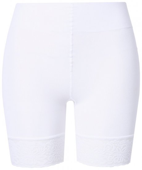 Ulla Popken 845319 Panty anti-frottement en dentelle Blanc - Panties anti-frottement - 