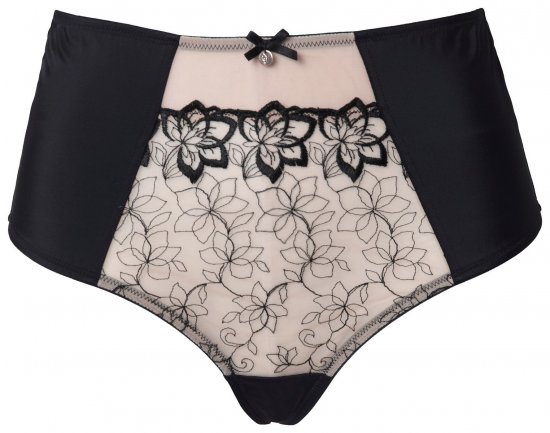 Ulla Popken 845347 Strings à fleurs Vieux rose - Culottes - 