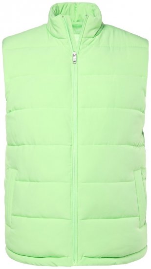 JP1880 845455 Gilet stretch matelassé Vert pistache - Vestes - Vestes Homme Grandes Tailles