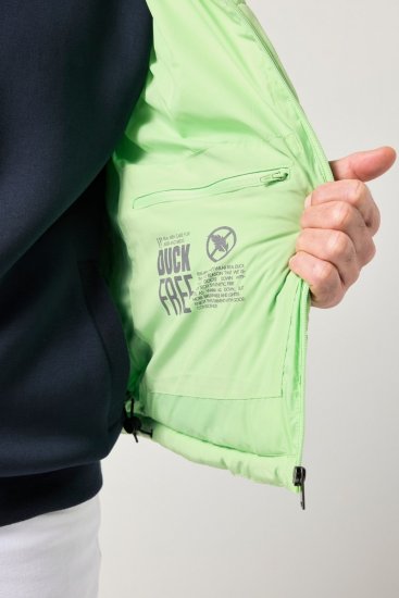 JP1880 845455 Gilet stretch matelassé Vert pistache - Vestes - Vestes Homme Grandes Tailles