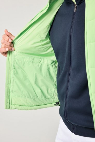 JP1880 845455 Gilet stretch matelassé Vert pistache - Vestes - Vestes Homme Grandes Tailles