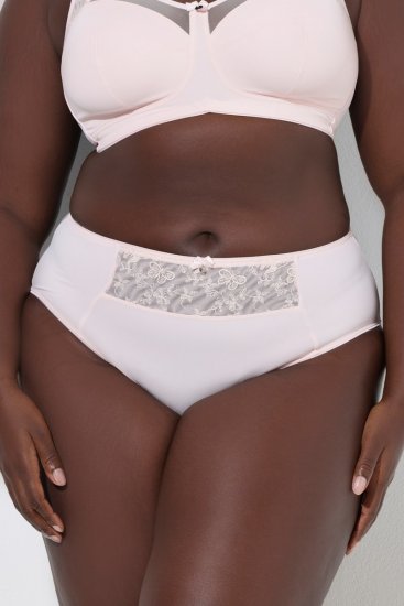 Ulla Popken 845511 Culottes en dentelle Rose - Culottes - 