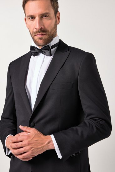 JP1880 Adonis Veste de smoking Noir - Costumes - Costumes grandes tailles 