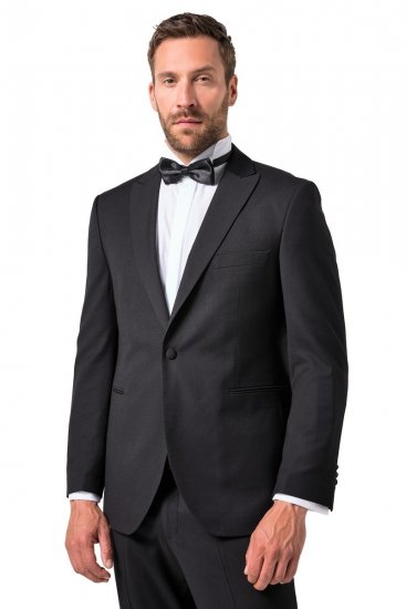 JP1880 Adonis Veste de smoking Noir - Costumes - Costumes grandes tailles 