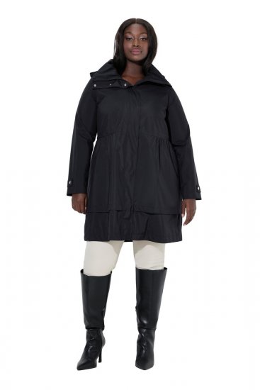 Ulla Popken SYMPATEX Triple Function Jacket Black - Vestes - Vestes femme grande taille