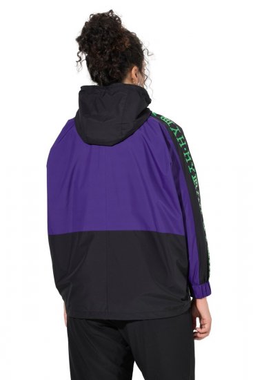 Ulla Popken 845648 Coupe-vent à manches chauve-souris Lilas - Vestes - Vestes femme grande taille