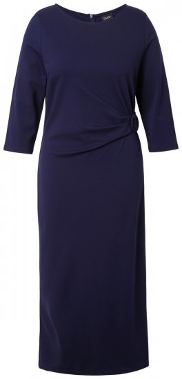 Ulla Popken 845705 Robe en jersey Bleu marine - Robes midi - Robes midi grande taille