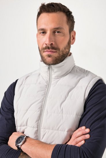JP1880 846034 Gilet outdoor Beige gris - Vestes - Vestes Homme Grandes Tailles
