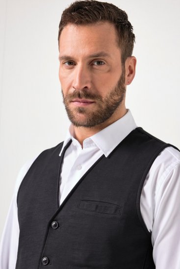 JP1880 846089 Gilet en molleton Noir - Costumes - Costumes grandes tailles 