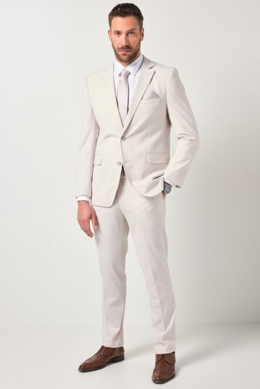 JP1880 Furore Flexnamic Blazer Blanc cassé - Costumes - Costumes grandes tailles 