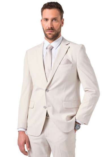 JP1880 Furore Flexnamic Blazer Blanc cassé - Costumes - Costumes grandes tailles 