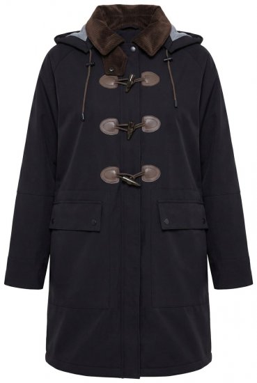 Ulla Popken 846278 Manteau softshell Noir - Manteaux - Manteaux femme grande taille
