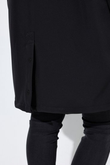 Ulla Popken 846278 Manteau softshell Noir - Manteaux - Manteaux femme grande taille