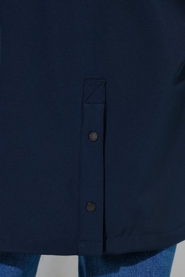 Ulla Popken 846278 Manteau softshell Bleu marine - Manteaux - Manteaux femme grande taille