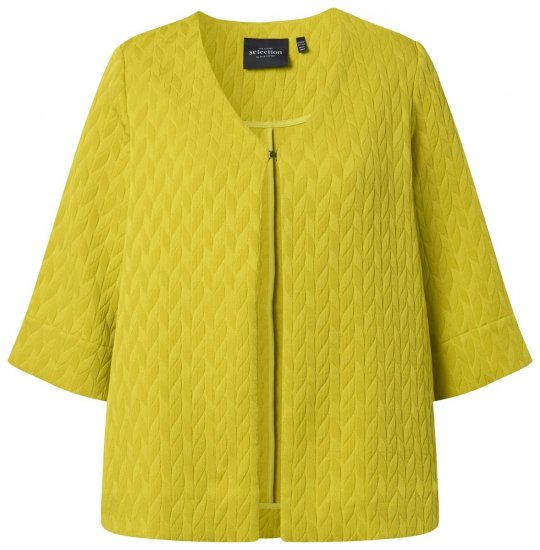 Ulla Popken 846339 Veste Vert olive - Vestes - Vestes femme grande taille