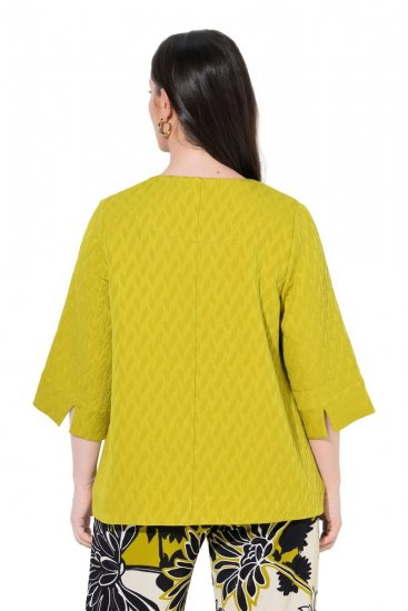 Ulla Popken 846339 Veste Vert olive - Vestes - Vestes femme grande taille