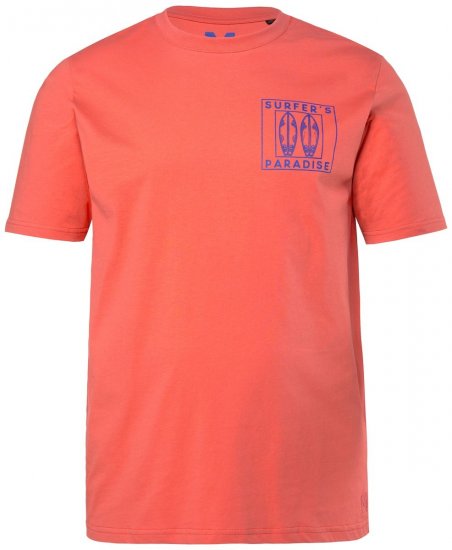 Men+ 829 T-shirt Surfer's Paradise Corail - T-shirts - T-shirts Homme Grande Taille