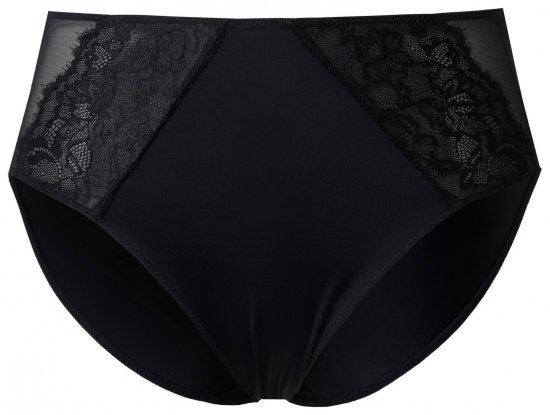 Ulla Popken 848693 Boxers en dentelle Noir - Culottes - 