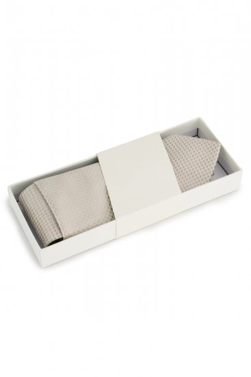 JP1880 849125 Coffret cravate extra-longue Sable - Cravates et nœuds papillon - 