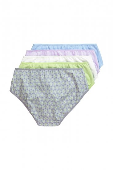 Ulla Popken 849202 Culottes à motifs lot de 6 Gris - Culottes - 