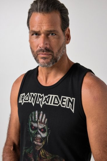 JP1880 849285 Iron Maiden The Book of Souls Débardeur Noir - T-shirts de groupes - T-shirts de groupes grande taille