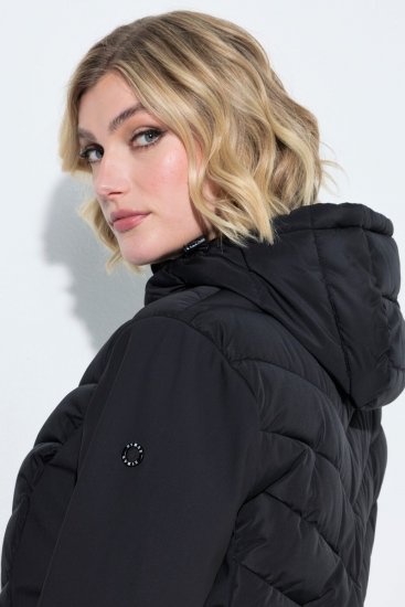Ulla Popken 849472 Veste matelassée Noir - Vestes - Vestes femme grande taille