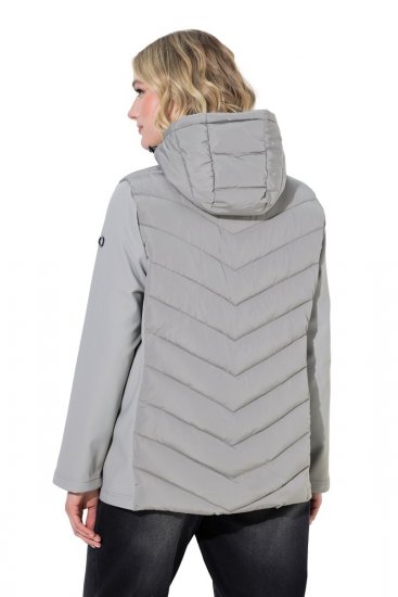 Ulla Popken 849472 Veste matelassée Gris - Vestes - Vestes femme grande taille