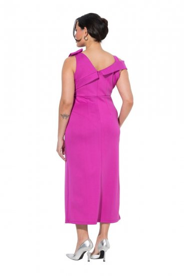 Ulla Popken 849508 Robe de soirée Lilas - Robes de soirée - Robes de soirée grande taille
