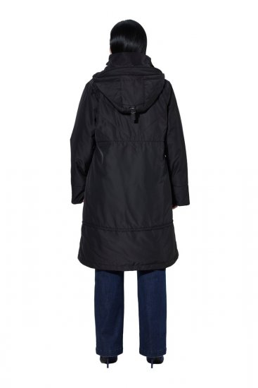 Ulla Popken 849908 Veste de pluie Bleu marine - Vestes - Vestes femme grande taille