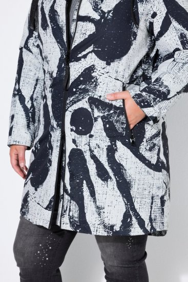 Ulla Popken 849984 Manteau technique Gris - Manteaux - Manteaux femme grande taille