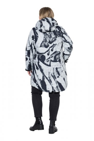 Ulla Popken 849984 Manteau technique Gris - Manteaux - Manteaux femme grande taille