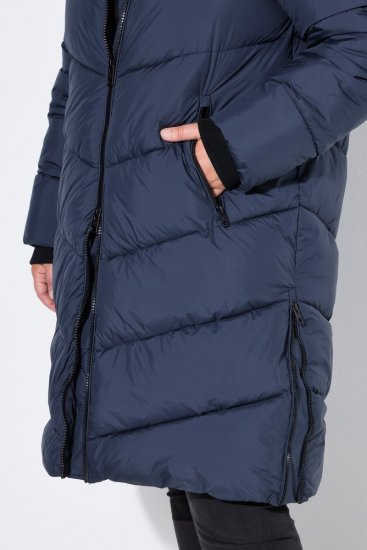 Ulla Popken 850041 Manteau matelassé Bleu marine - Manteaux - Manteaux femme grande taille