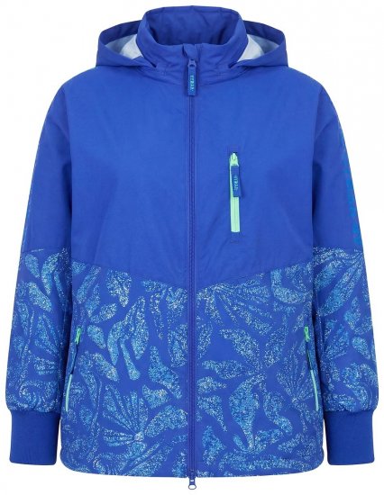 Ulla Popken 850339 Veste technique Bleu roi - Vestes - Vestes femme grande taille