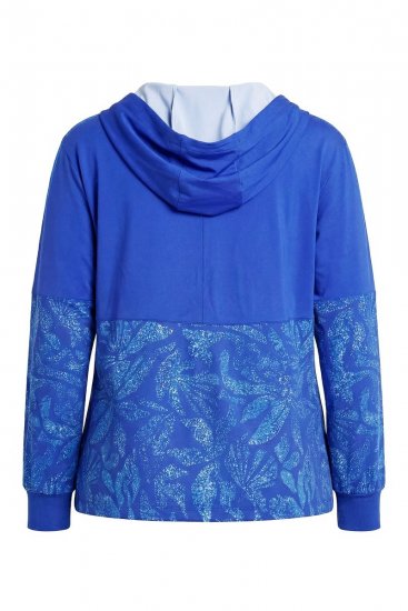 Ulla Popken 850339 Veste technique Bleu roi - Vestes - Vestes femme grande taille