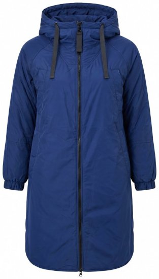 Ulla Popken 850376 Parka Indigo - Manteaux - Manteaux femme grande taille