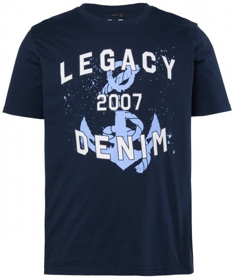 Men+ 440 T-shirt Legacy Denim Bleu marine - T-shirts - T-shirts Homme Grande Taille