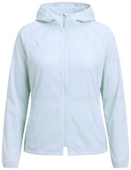 Ulla Popken 850452 Veste technique Bleu clair - Vestes - Vestes femme grande taille