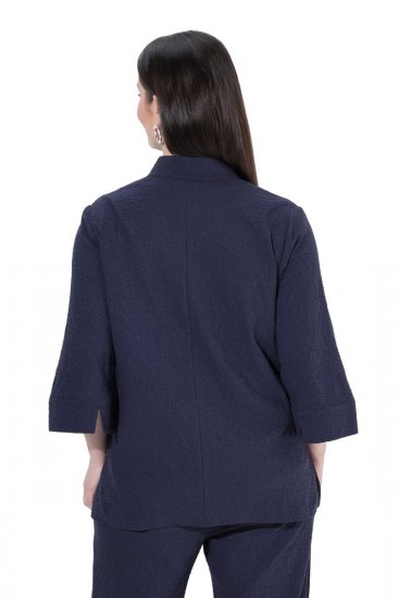 Ulla Popken 850615 Veste Bleu marine - Vestes - Vestes femme grande taille