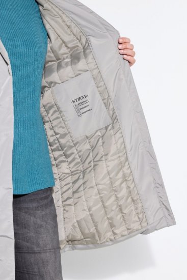 Ulla Popken 850774 Manteau technique Gris - Manteaux - Manteaux femme grande taille