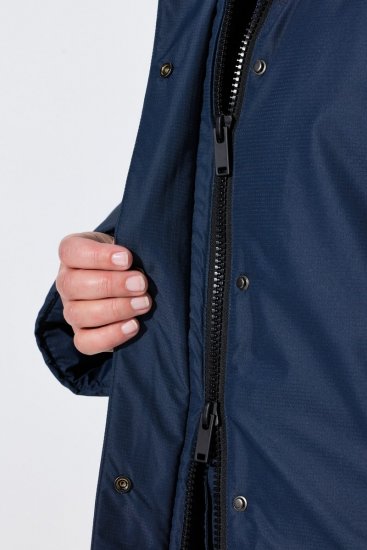 Ulla Popken 850794 Manteau technique Bleu marine - Manteaux - Manteaux femme grande taille