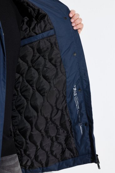 Ulla Popken 850794 Manteau technique Bleu marine - Manteaux - Manteaux femme grande taille