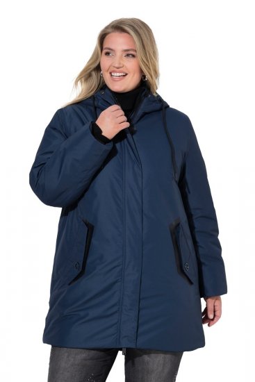 Ulla Popken 850794 Manteau technique Bleu marine - Manteaux - Manteaux femme grande taille
