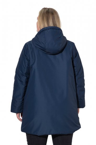 Ulla Popken 850794 Manteau technique Bleu marine - Manteaux - Manteaux femme grande taille